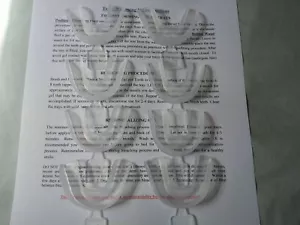8 THERMOFORMING, MOLDABLE MOUTH TRAYS Teeth Whitener, Bleaching, Whitening - Picture 1 of 4