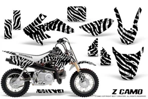 HONDA CRF 50 GRAPHICS KIT CREATORX DECALS STICKERS Z CAMO WHITE - Picture 1 of 1