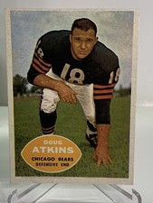 1960 Topps Doug Atkins Football Card #20 EX