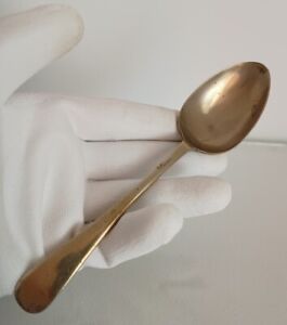 gilded silver spoon H&P