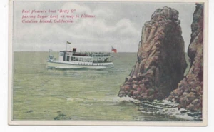 Pleasure Boat "BABY O", Catalina Island, California, Postcard - Picture 1 of 2