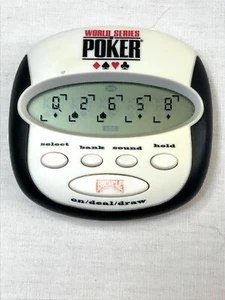 World Series Poker Game Electronic Bicycle Pocket Sized Techno Source 2009 Works - Picture 1 of 3