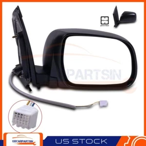 Compatible With 2004-2010 Toyota Sienna Passenger Side Mirror Power Manual Fold - Picture 1 of 8