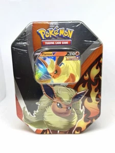 Pokemon Eevee Evolutions Flareon Tin - 4 Booster Packs *NEW SEALED* - Picture 1 of 4