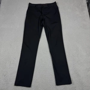Rhone Pants Men 30x32 Black Chino Commuter Slim Fit Golf Performance Stretch - Picture 1 of 11