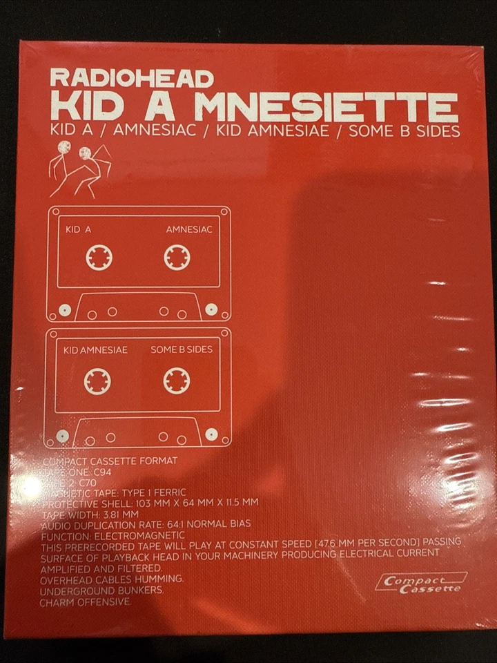 Radiohead Kid a Mnesiette Cassette Tape Box Set, Sealed, XL1166MCX #3492/5000 - Image 1 of 2
