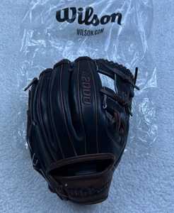 Wilson A2000 1786 Glove 11.5" Black Brown WBW102017115 - Picture 1 of 8