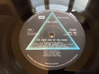 Pink Floyd - Dark side of the moon, A3/B2, Gramophone rim, EX, posters, stickers - Image 1 of 4
