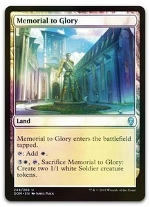 Memorial to Glory #244 (Foil) (NM) Dominaria DOM Magic MTG - Picture 1 of 2