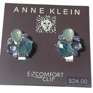 24 $ Anne Klein EZ Clip Ohrringe Cluster 181 - Bild 1 von 3