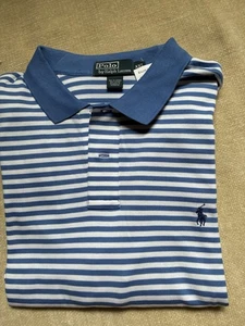 XXL Herren Blau Weiß Poli By Ralph Lauren - Bild 1 von 2
