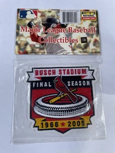 Busch Stadium 1966 bis 2005 Final Season St Louis Cardinals Trikot Patch Neu - Bild 1 von 3