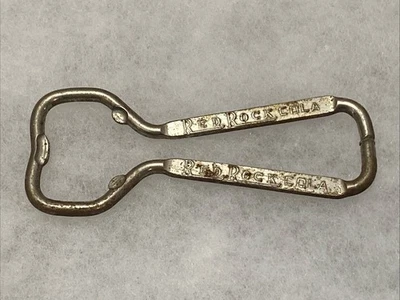Vintage Red Rock Cola Church Key Bottle Opener HTF 3.5” - Image 1 of 4