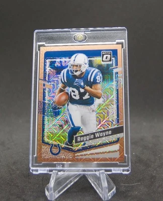 2023 Panini Donruss Optic Bronze Mojo Prizm /35 Reggie Wayne #80 - Image 1 of 2