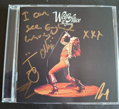 WOLF ALICE SIGNED THE CLEARING SIGNED/AUTOGRAPH CD & SONG LYRICS .EXACT  PROOF Foto 1 de 3