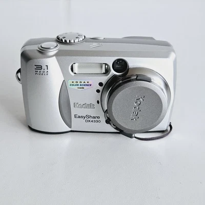 Kodak EasyShare DX4330 3.1MP Compact Digital Camera Silver Corroded Battery Comp - Image 1 of 4