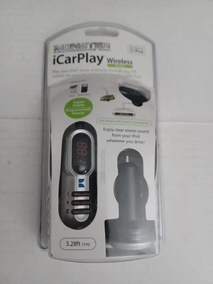 iCarPlay Wireless by Monster For iPod With Dock Connector New Sealed - Image 1 of 4