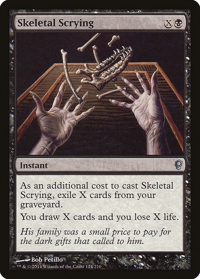 Skeletal Scrying 124 LP Normal Conspiracy MTG EN - Image 1 of 1