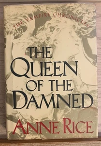 The Queen of the Damned - Anne Rice - Signed Copy - 1988 - stained book - Picture 1 of 7