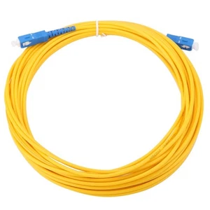 10M/11Yd Sc To Sc Duplex Fiber Patch Cord Jumper Cable Single Mode Patch Cor HLF - Photo 1/7