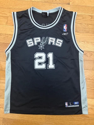 Camiseta Tim Duncan San Antonio Spurs Juvenil Reebok Niños Talla Grande 14/16 Foto 1 de 4