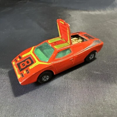 Lesney Hecho en Inglaterra Matchbox Serie Superfast ~ Nº 27 Lamborghini Countach #8 Foto 1 de 4
