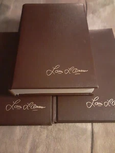 LOUIS L'AMOUR LEATHERETTE BOOKS (LOT OF 3) - Picture 1 of 7
