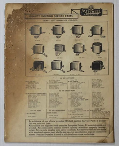 Mitchell Ignition Parts Book ~ 1938 ~ Catalog - Picture 1 of 1