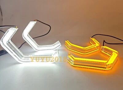 Anillo halo LED intermitente estilo M4 para MERCEDES BENZ CLS W219 C219 63 AMG 05-10 Foto 1 de 4