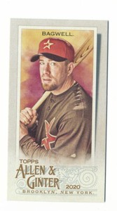 Jeff Bagwell 2020 Topps Allen & Ginter Mini #8 Houston Astros