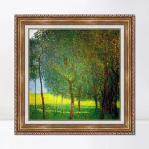 Gerahmter Giclee Leinwanddruck Kunstbäume von Gustav Klimt Wandkunst Wohnkultur - Bild 1 von 6