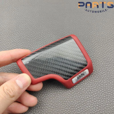 OE Carbon Fiber Gear Shift Knob Cover for Audi 2019-2022 A6 C8 S6 A7 2021-22 Q8 - Image 1 of 4