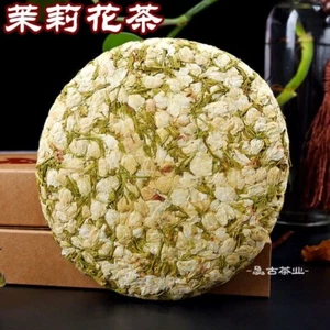 Jasmine Aroma Dried Flower Tea Cake Blooming Tea Nectar Scented Herbal Tea 茉莉花茶 - Picture 1 of 9