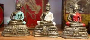 Buda De Resina Disponible En Los Colores Blanco, Turquesa Y Rojo Cm 10x5x13h - Picture 1 of 16