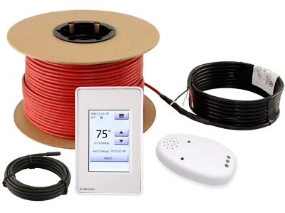 LuxHeat Cable Kit 120v (10-150sqft) Electric Radiant Floor Heating System Tile + - Image 1 of 4