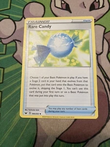 Pokémon TCG Rare Candy Sword & Shield Base Set 180/202 Regular Uncommon-NM - Picture 1 of 2
