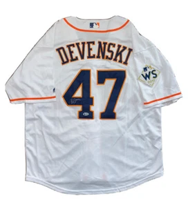 Camiseta deportiva firmada por Chris Devenski autografiada (houston astros) con certificado de autenticidad Beckett S61936 - Imagen 1 de 5