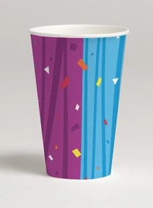 Milestone Celebrate Birthday Over Hill Cups 12 oz Hot Cold paper Retirement - Picture 1 of 1