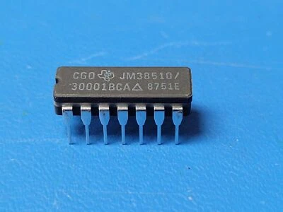 (25 piezas) JM38510/30001BCA TI NAND Puerta 4 elementos 2 pulgadas bipolar 14 pines CDIP Foto 1 de 2