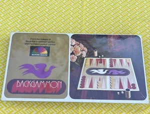 Vintage 1975 Backgammon Board Game by Selchow & Righter Company No. 85 Sealed - Picture 1 of 6