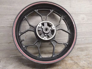 2016 16 15-18 Yamaha YZF-R3 YZFR3 Rear Back Wheel Rim Black Metal Straight - Picture 1 of 10