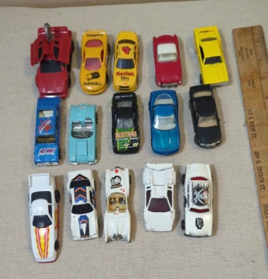 VINTAGE 1990's LOT OF 15 MATCHBOX HOT WHEELS TOY CARS Mattel Die Cast Scale 1:64 - Image 1 of 4