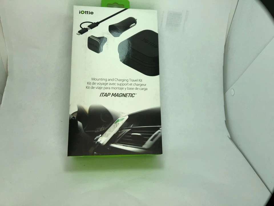 iOttie ITAP Magnetic Car Air Vent mount charging kit for iPhone 14 13 12 11 X XR - Image 1 of 4