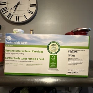 NEW/SEALED Sustainable Earth Model SEB12AR COMPATIBLE HP 12A Q2612A - Picture 1 of 2
