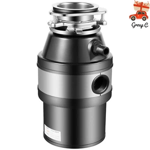 Dispensador de residuos de alimentos para fregadero de cocina en el hogar con interruptor de aire eliminación de residuos de alimentos Reino Unido - Imagen 1 de 14