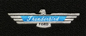 New! 1955-1957 Ford Thunderbird CARPET Floor Mats w Embroidered Bird Logo Choose - Picture 1 of 17