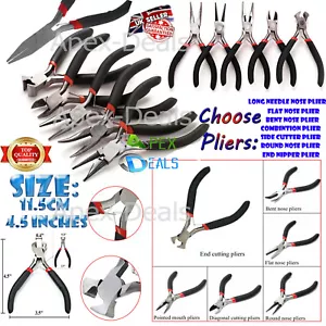 Assorted Mini Pliers Precision Jeweller Craft Jewellery Making Plier & Cutters.. - Picture 1 of 12