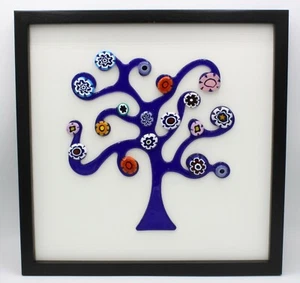 Quadro Albero della Vita Murrine Vetro di Murano Made in Italy - Foto 1 di 3