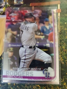2019 Topps Chrome Update Baseball Rookie Debut - Brendan Rodgers RD Rockies f195 - Picture 1 of 1