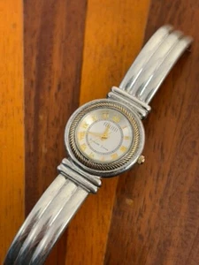 Ecclissi Women's Watch Bangle Sterling Silver 3010 27mm - New Battery - Picture 1 of 6